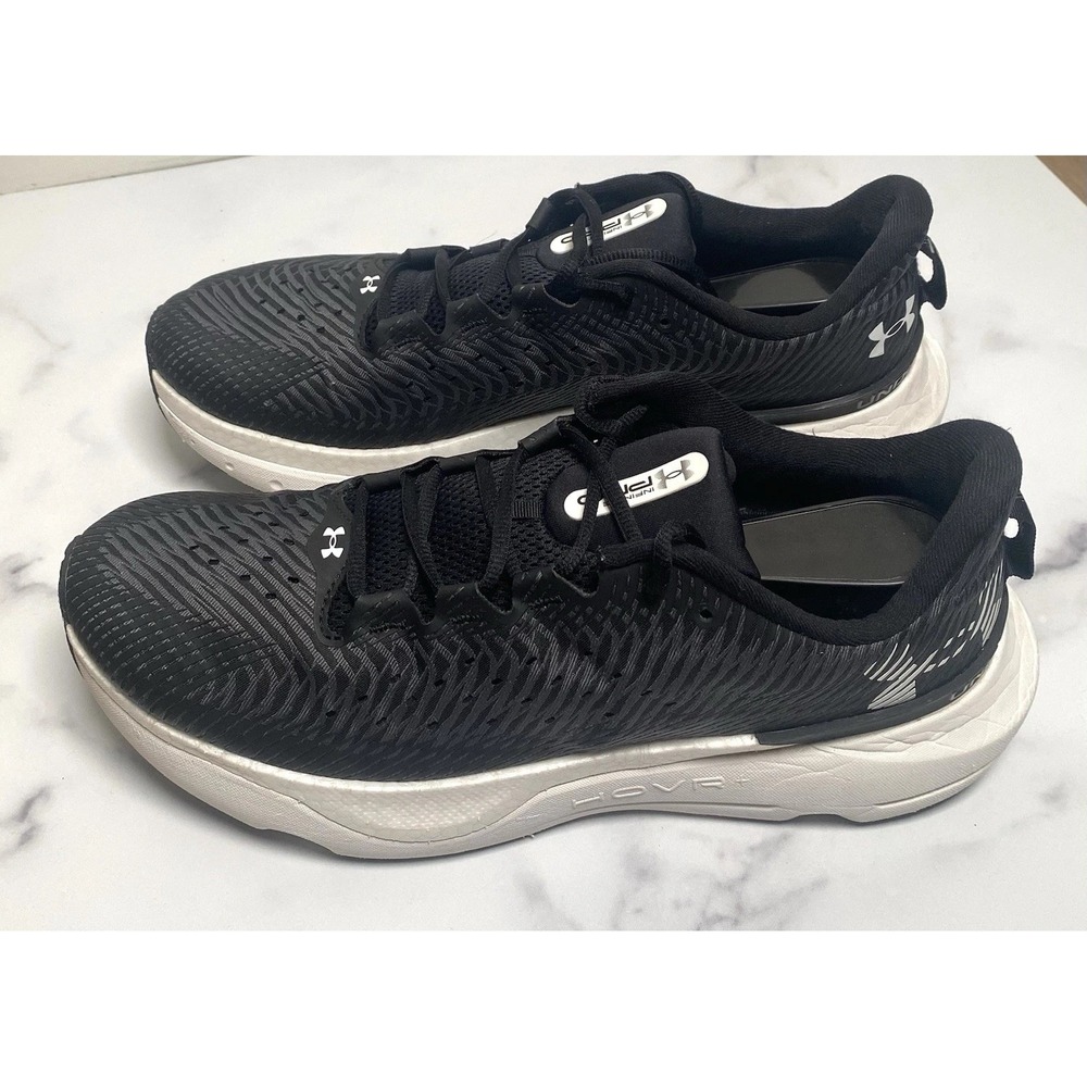 Under Armour Men's Infinite PRO Black white Size 13 - Picture 2 of 10